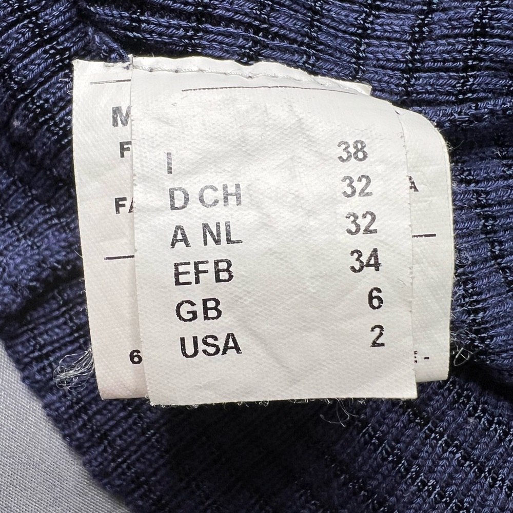 Missoni Navy Blue Knit Sweater – Bell Sleeves – Size 2 - Picture 8 of 10